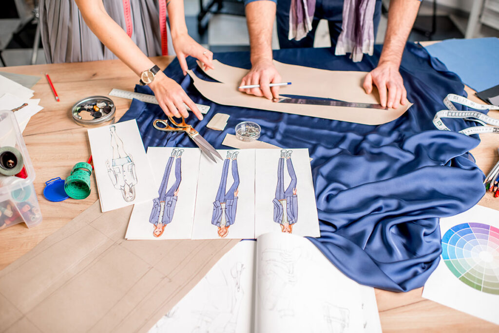 fashion designer designing project